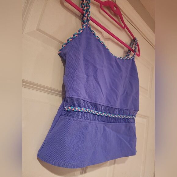 Mainstream vintage blue and pink tankini set Size 18 - Picture 3 of 6